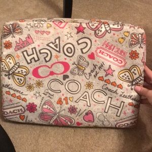 Authentic Coach laptop case